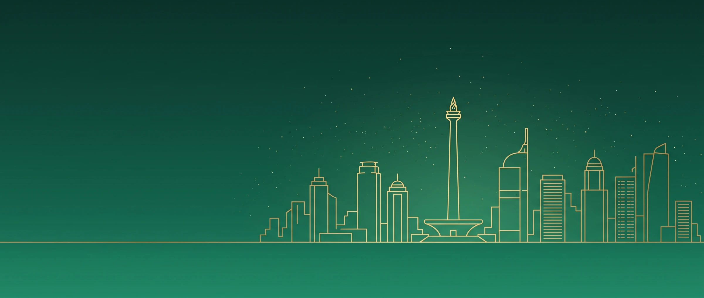 Ilustrasi kota Jakarta